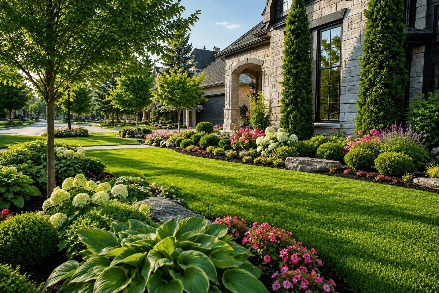 Summer landscaping